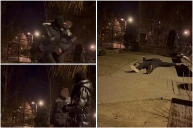Argeş: Dosar penal după ce un adolescent a fost bătut de un altul, într-un parc din Piteşti. În imaginile surprinse se vede cum băiatul rămâne nemişcat, la pământ, în urma agresiunii - VIDEO