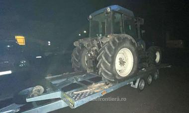 Bihor: Utilaj agricol căutat de autorităţile din Italia, găsit de poliţiştii de frontieră la intrarea în ţară