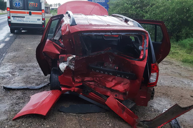Buzău: Opt persoane, la spital în urma unui accident produs pe DN 10