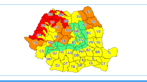 UPDATE - Şase judeţe sunt sub avertizare cod roşu de caniculă / Cum va fi vremea în Bucureşti - HARTA