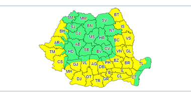 Meteorologii anunţă val de căldură şi disconfort termic ridicat la sfârşitul săptămânii în zonele joase din vestul, sudul şi estul ţării - HARTA