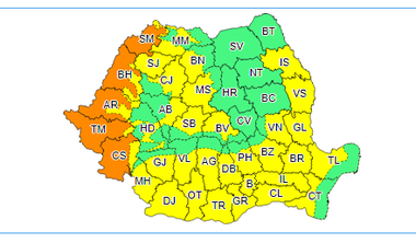 UPDATE - Meteorologii anunţă căldură şi disconfort termic pentru cea mai mare parte a ţării luni şi marţi / Cum va fi vremea în Bucureşti - HARTA