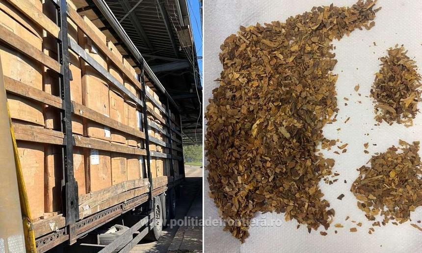 Dolj: Aproape 14 tone de tutun mărunţit, confiscate de la un bărbat care încerca să introducă marfa în ţară, pe la Bechet, fără a avea documente de provenienţă