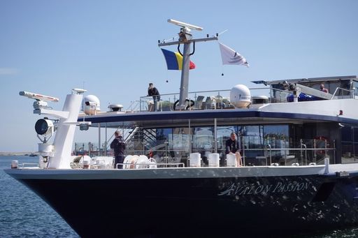 O navă cu 133 de pasageri la bord, printre care americani şi canadieni, a făcut o escală în Portul Constanţa