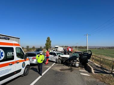 Vrancea: Două persoane au murit şi o alta a fost rănită într-un accident produs pe DN 2 (E 85) - FOTO