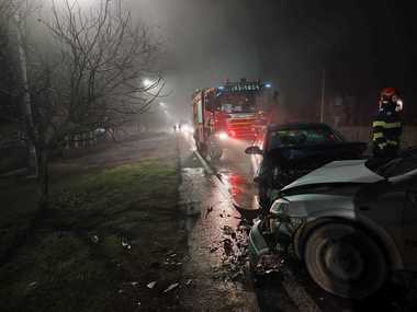 Giurgiu: Opt răniţi, între care patru copii, într-un accident rutier produs pe DN 6/ Între victime sunt doi bebeluşi - FOTO
