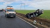 Constanţa: Patru persoane au fost rănite într-un accident rutier în care au fost implicate trei autoturisme/ A intervenit şi elicopterul SMURD - FOTO
