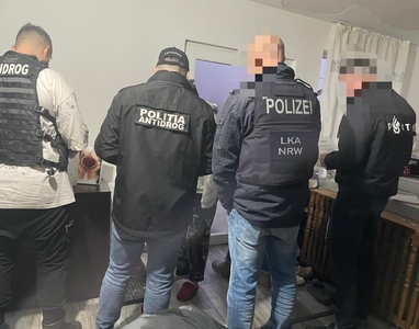 Percheziţii în România şi mai multe ţări, la o grupare specializată în trafic internaţional de droguri / Sunt vizaţi cetăţeni turci, olandezi, români şi polonezi