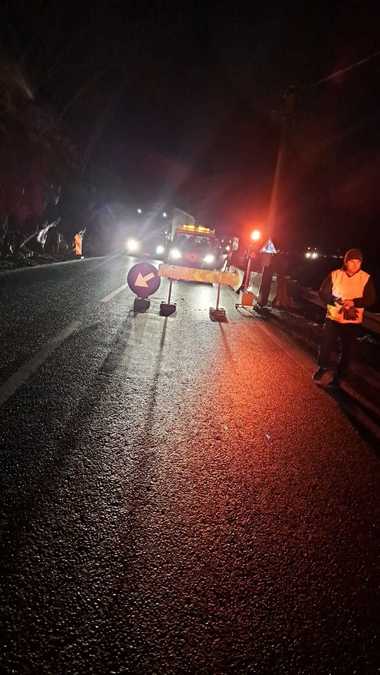 Sibiu: Restricţii de trafic pe Valea Oltului, până la finalul lunii februarie, pentru stabilizarea unui taluz