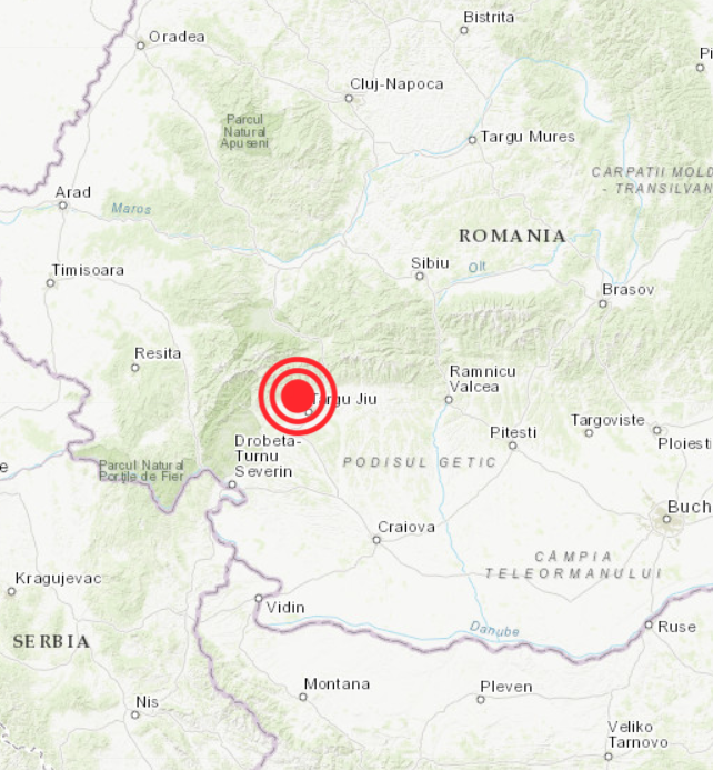 UPDATE - Nou cutremur în Gorj, cu magnitudinea 4,2 / A treia replică a cutremurului de 5,7 a avut magnitudinea 2,8/ O nouă replică, de 3,9