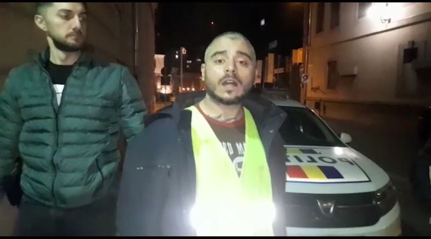 Un cetăţean italian care şi-ar fi omorât prietenul din copilărie, prins în judeţul Arad/ El intenţiona să fugă în Ucraina - VIDEO
