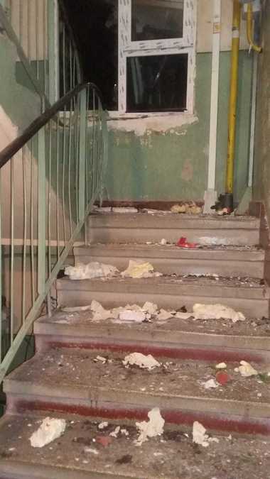 Explozie într-un bloc din Brăila 