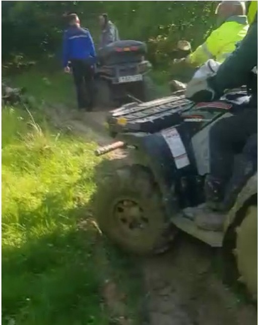 Braşov: Amenzi de 28.000 de lei, date de jandarmi unor turişti care au intrat cu ATV-uri în zone interzise  - FOTO

