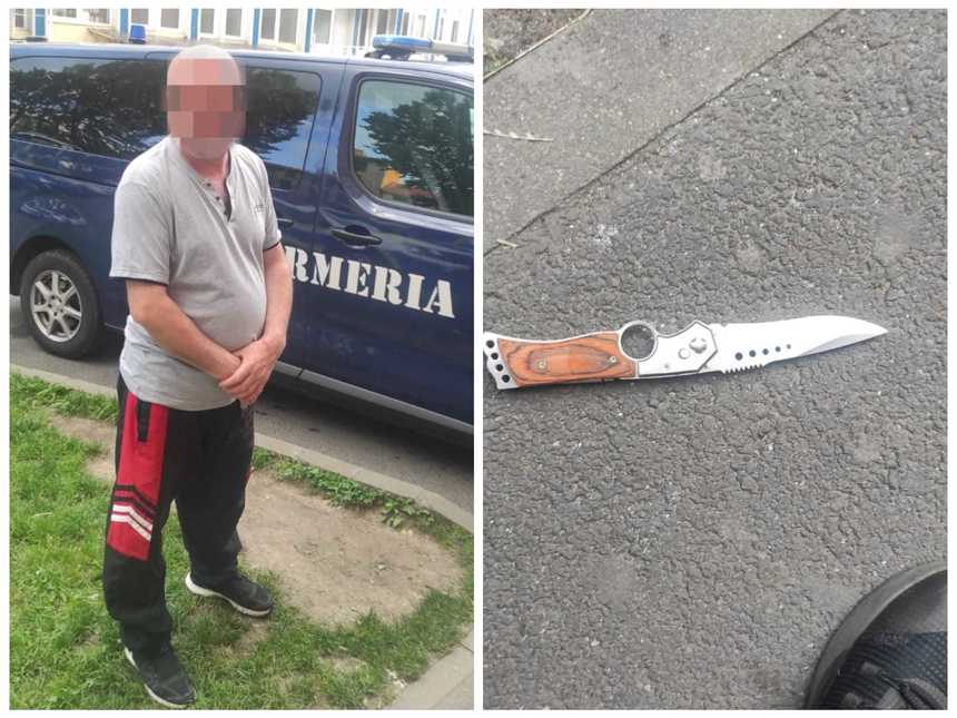 Braşov: Un bărbat s-a luat la ceartă cu trei adolescenţi, pe stradă, şi i-a ameninţat cu un cuţit. El era nemulţumit că cei trei copii fac gălăgie în jurul blocului
