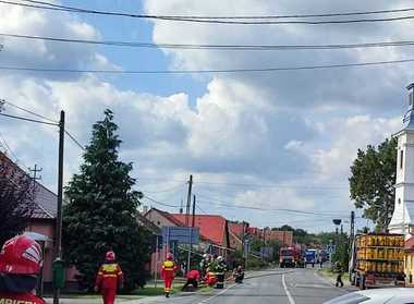 Bihor: Persoane evacuate şi trafic blocat pe DN 19, din cauza unor scurgeri de la o butelie
