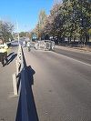 Galaţi - Două femei au fost lovite de o maşină pe trecerea de pietoni, ulterior, autovehiculul răsturnându-se - FOTO