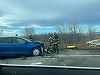 Vrancea: Accident pe DN 2 Focşani-Adjud, în zona localităţii Garoafa, soldat cu rănirea a patru persoane, dintre care două sunt încarcerate - FOTO