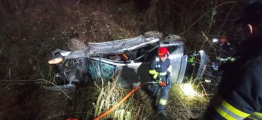 Sibiu - Accident grav pe DN1, şase tineri fiind răniţi - FOTO