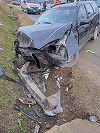 Accident grav în judeţul Gorj. Un bărbat şi mama sa au murit după ce au fost loviţi de două autoturisme - FOTO
