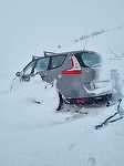 Galaţi - Mai multe maşini, înclusiv cu copii, au rămas blocate în zăpadă în cursul nopţii 
