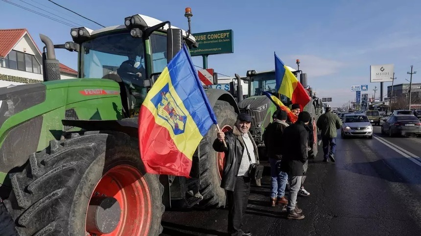 Agricultorii vor intra în Timişoara cu tractoarele, pentru a protesta, după ce au primit aviz de la primărie / Protestul, autorizat până în 24 ianuarie 