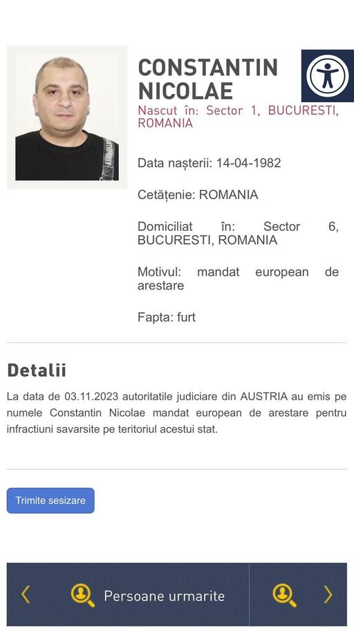 UPDATE - Bucureşti: Bărbat căutat de autorităţile din Austria pentru 90 de infracţiuni de furt, găsit de poliţişti/ El se ascunsese în lada patului - VIDEO