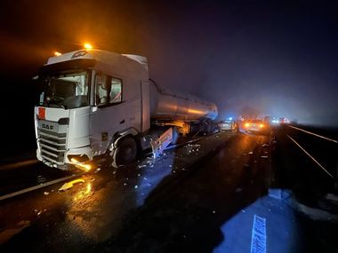 Mureş: Cisternă care transporta şase tone de GPL, implicată într-un accident rutier

