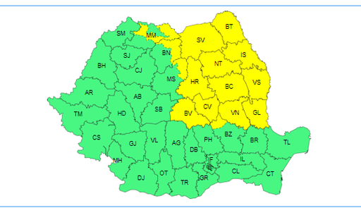 Meteorologii anunţă vânt în cea mai mare parte a ţării, cu intensificări în Moldova, în estul şi sud-estul Transilvaniei - HARTA / Cum va fi vremea în Bucureşti