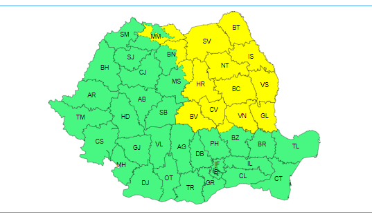 Meteorologii anunţă vânt în cea mai mare parte a ţării, cu intensificări în Moldova, în estul şi sud-estul Transilvaniei - HARTA / Cum va fi vremea în Bucureşti