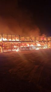 Incendiu puternic la o terasă în apropierea plajei din Corbu / Focul s-a manifestat pe o suprafaţă de o mie de metri pătraţi / Două persoane au suferit atac de panică, dar au refuzat transportul la spital - FOTO

