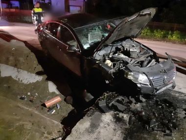 Giurgiu - Trei persoane rănite în urma unui accident. O femeie a rămas încarcerată - FOTO