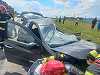 Alba: Accident rutier în apropiere de Sebeş. Trei persoane au fost rănite, fiind duse la spital - FOTO
