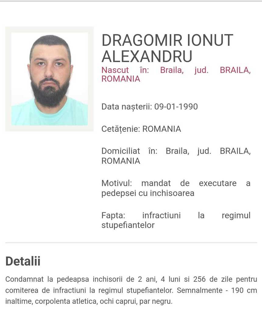 UPDATE - Bărbat condamnat pentru infracţiuni la regimul stupefiantelor, adus în ţară din Germania / A fost condamnat pentru vânzarea de etnobotanice