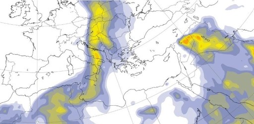 Praf saharian deasupra României de sâmbătă, de la prânz, până în a doua parte a zilei de luni