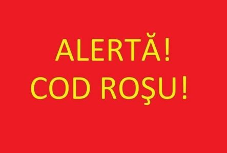 ISU Suceava: ANM a emis o avertizare Cod Roşu, cu grindină de dimensiuni mari, frecvente descărcari electrice şi vijelie puternică cu rafale de peste 80...90 km/h, pentru mai multe zone din judeţ