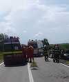UPDATE - Grav accident rutier între un camion şi un autoturism, în judeţul Bihor. Echipajele medicale au încercat resuscitarea unui bebeluş, fără rezultat, fiind declarat decesul/ Traficul pe DN 19E este blocat