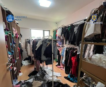 Percheziţii la locuinţele unor persoane şi punctele de lucru ale unor firme din Bucureşti şi Ilfov, într-un dosar vizând comercializarea de produse contrafăcute/ Prejudiciul depăşeşte 4,8 milioane de lei - VIDEO