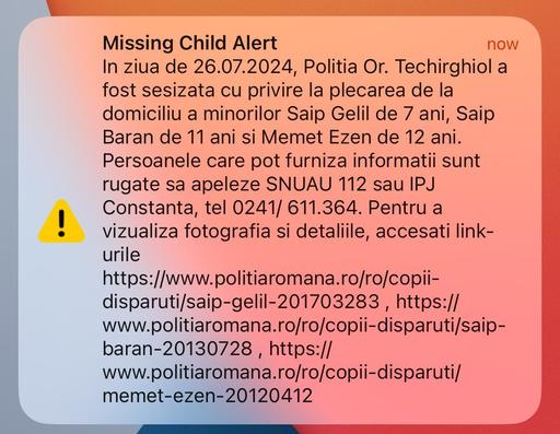 Cei patru copii dispăruţi din judeţul Constanţa – trei fraţi şi un văr de-al lor – încă de negăsit / Poliţiştii îi caută în toate staţiunile de pe litoral