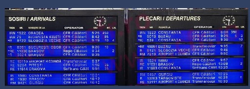 Două trenuri de călători înregistrează întârzieri de sute de minute din cauza defectării unui tren de marfă, ce a condus la rupererea liniei de contact
