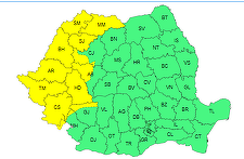 Meteorologii au actualizat prognoza pentru următoarele două zile – Cod galben şi portocaliu de ploi în mai multe zone ale ţării / Vremea se va răci semnificativ / La altitudini mari, lapoviţă şi ninsoare