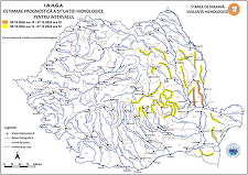 INHGA - Risc de viituri în mai multe bazine hidrografice, până luni