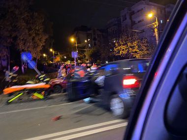 UPDATE - Grav accident de circulaţie în Cluj-Napoca - O femeie a murit şi două persoane au fost rănite, una fiind intubată / Precizările poliţiştilor - FOTO
