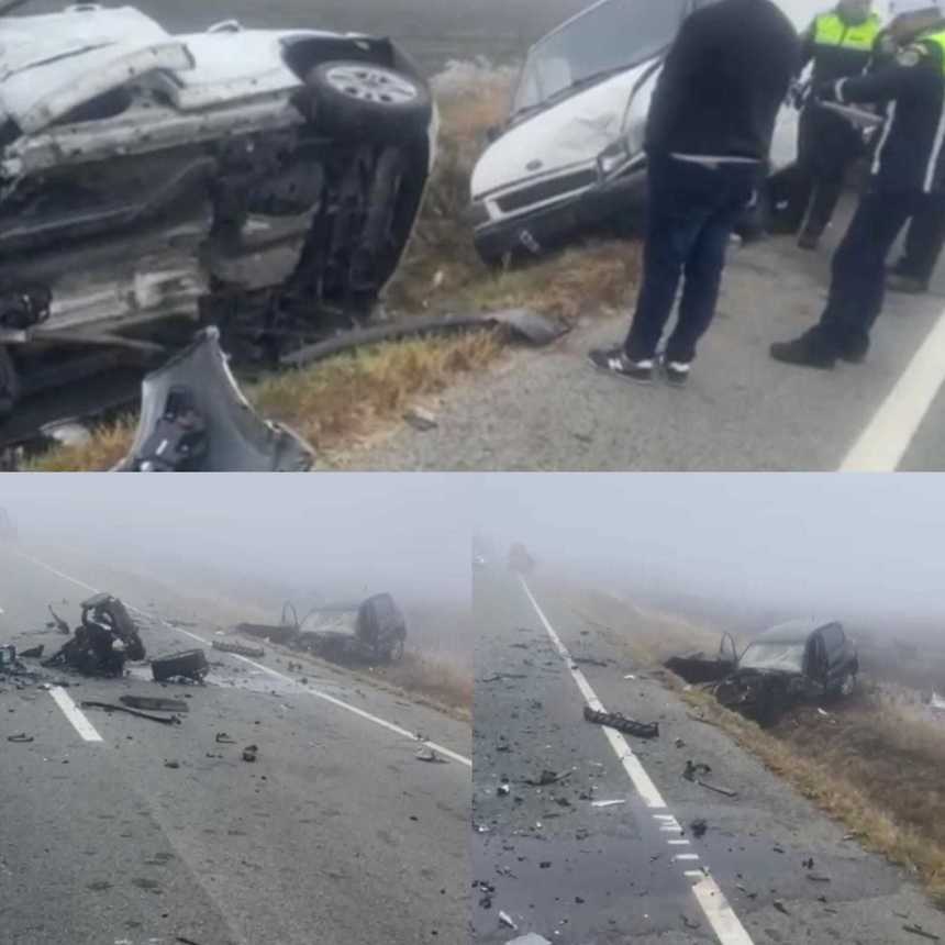 Accident rutier grav pe DN 56, în judeţul Dolj. O persoană a murit şi trei au fost rănite după ce o maşină a intrat pe contrasens  - FOTO
