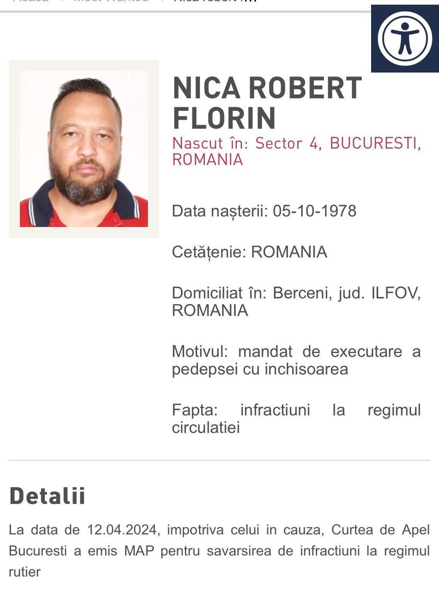 Urmărit internaţional din categoria Most Wanted, adus în ţară din Italia / Nica Robert Florin a fost condamnat pentru deţinere de droguri de mare risc, vătămare corporală şi conducere sub influenţa alcoolului - VIDEO