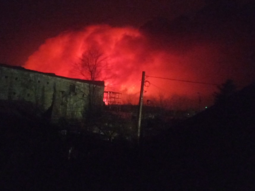 UPDATE - Incendiu în Delta Dunării, în zona localităţii Sulina. Precizările ISU - FOTO, VIDEO