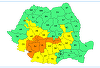 Meteorologii au actualizat prognoza – Ploi în toate regiunile şi intensificări ale vântului, până sâmbătă seară / Cod portocaliu în mai multe judeţe, de vineri până sâmbătă după-amiaza / La altitudini mari va ninge

