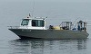 Constanţa: Patru bărbaţi au fost prinşi când pescuiau ilegal în Marea Neagră / Ei se aflau la bordul unui pescador neînregistrat care avea un motor furat / La bordul ambarcaţiunii au fost găsite peste 730 de kilograme de calcan - FOTO

