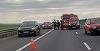 Accident pe A1, în judeţul Alba, două persoane având nevoie de îngrijiri medicale