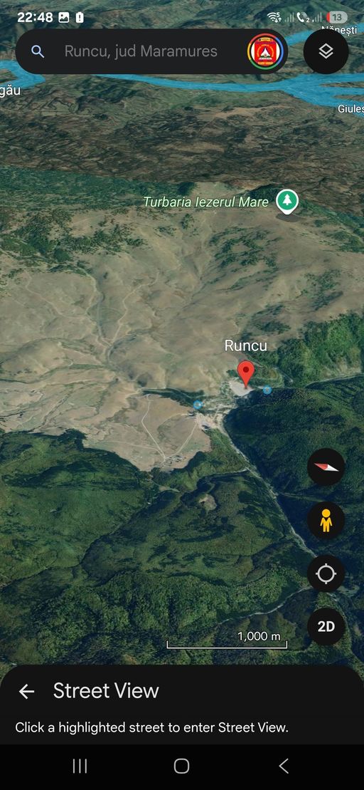 Maramureş: Incendiu de vegetaţie în zona Runcu / Salvamontiştii intervin cu o dronă cu termoviziune
