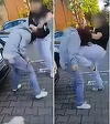 Fată bătută cu palmele şi picioarele de o tânără, pe stradă, la Alba Iulia - VIDEO